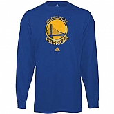 Golden State Warriors Royal Blue Prime Logo Long Sleeve WEM T-Shirt,baseball caps,new era cap wholesale,wholesale hats